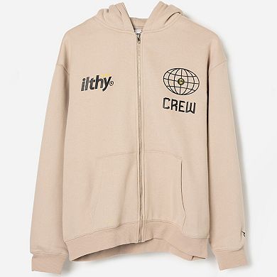 Unisex Tan ILTHY x Columbus Crew Full-Zip Hoodie