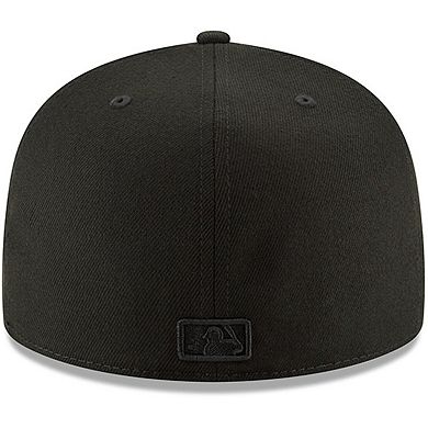 Men's New Era Black Washington Nationals Primary Logo Basic 59FIFTY Fitted Hat