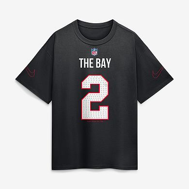 Men's Nike Black NFL Creator Flag Game Jersey T-Shirt