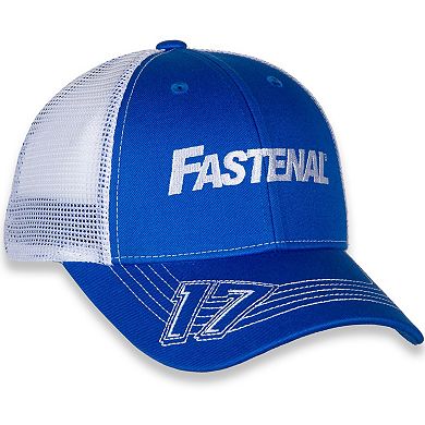 Men's RFK Racing Royal/White Chris Buescher Fastenal Adjustable Hat