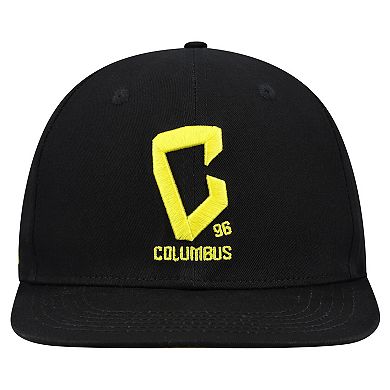 Unisex Live Breathe Futbol Black Columbus Crew Tilted Adjustable Hat