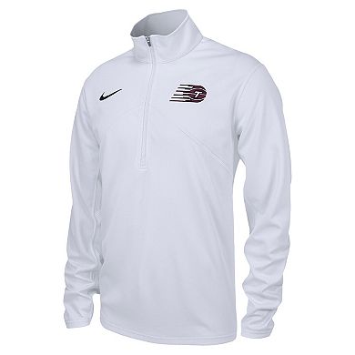 Unisex Nike White Toronto Tempo Performance Quarter-Zip Jacket