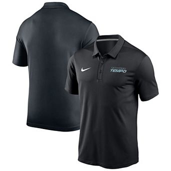 Unisex Nike Black Toronto Tempo Logo Varsity Polo