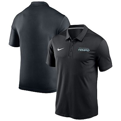 Unisex Nike Black Toronto Tempo Logo Varsity Polo