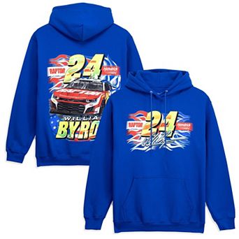 Men's Classic Ink Royal William Byron #24 Raptor Hoodie