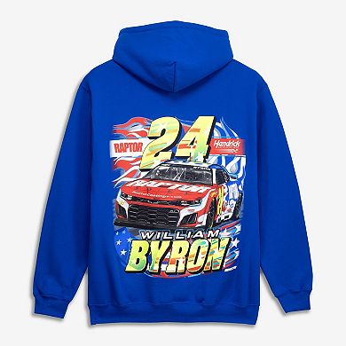 Men's Classic Ink Royal William Byron #24 Raptor Hoodie