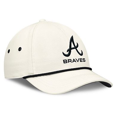 Men's Nike Stone Atlanta Braves Club Adjustable Hat