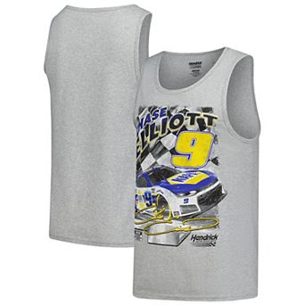 Men's Classic Ink Heather Gray Chase Elliott Tank Top
