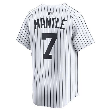 Men's Nike Mickey Mantle White New York Yankees Home Limited Player Jersey