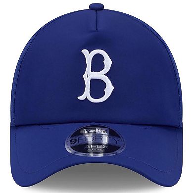 Men's New Era Royal Brooklyn Dodgers 2026 Batting Practice Alternate Apex 9FORTY Adjustable Hat