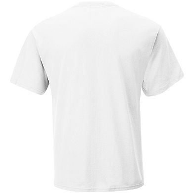 Men's Checkered Flag White NASCAR Love Wins T-Shirt
