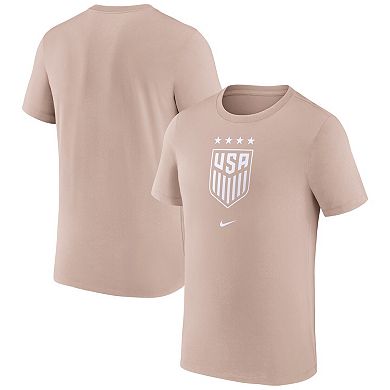 Men's Nike Tan USWNT Crest T-Shirt