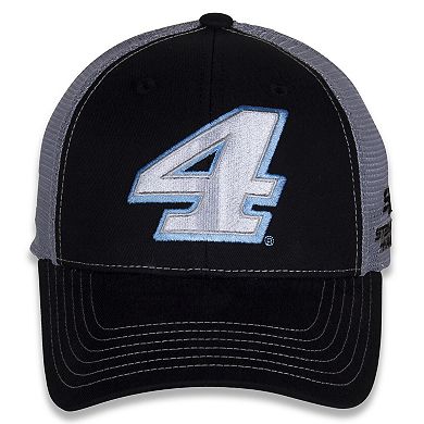 Men's Stewart-Haas Racing Team Collection Black Josh Berry Team Sponsor Adjustable Hat