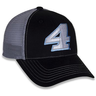 Men's Stewart-Haas Racing Team Collection Black Josh Berry Team Sponsor Adjustable Hat