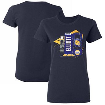 Women's Hendrick Motorsports Team Collection Navy Chase Elliott NAPA Car T-Shirt