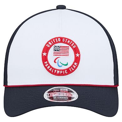 Men's New Era U.S. Paralympics 9FORTY Rope M-Crown A-Frame Adjustable Hat