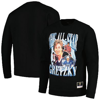 Men's Mitchell & Ness Wayne Gretzky Black NHL All-Star Pullover Sweatshirt