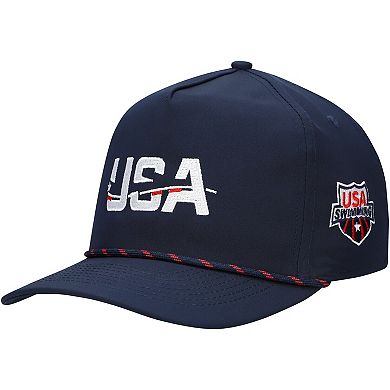 Men's Imperial Navy USA Swimming The Wrightson Rope Adjustable Hat