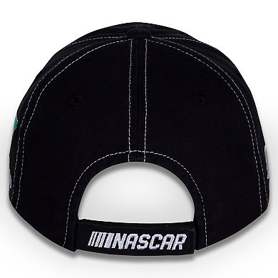 Men's Checkered Flag Sports Black Brad Keselowski BuildSubmarines.com Vintage Patch Adjustable Hat