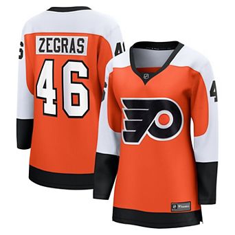 Women's Fanatics Trevor Zegras Orange Philadelphia Flyers Home Breakaway Jersey