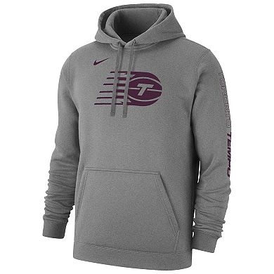 Unisex Nike Gray Toronto Tempo Logo Club Fleece Pullover Hoodie