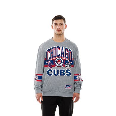 Men's New Era Gray Chicago Cubs Sport Classics Sweatshirt