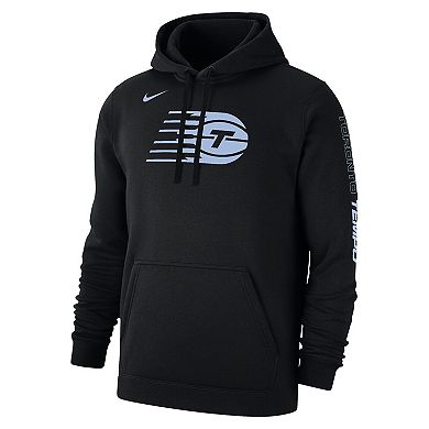 Unisex Nike Black Toronto Tempo Logo Club Fleece Pullover Hoodie