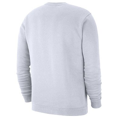 Unisex Nike White Toronto Tempo Club Fleece Sweatshirt