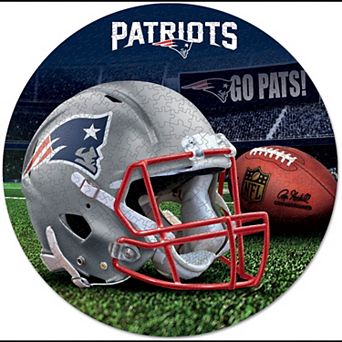 WinCraft New England Patriots Round 500 pc Puzzle