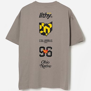 Unisex Gray ILTHY x Columbus Crew Heavyweight T-Shirt