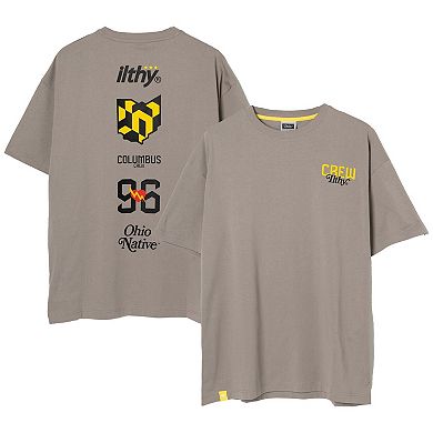 Unisex Gray ILTHY x Columbus Crew Heavyweight T-Shirt