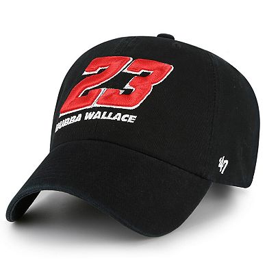 Men's '47 Black Bubba Wallace Clean Up Adjustable Hat