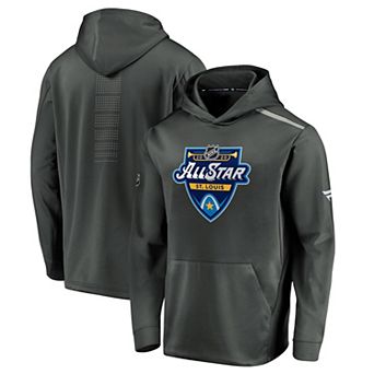 Men's Fanatics Charcoal 2020 NHL All-Star Game Rinkside Pullover Hoodie