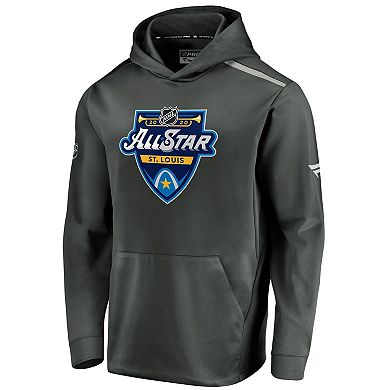 Men's Fanatics Charcoal 2020 NHL All-Star Game Rinkside Pullover Hoodie