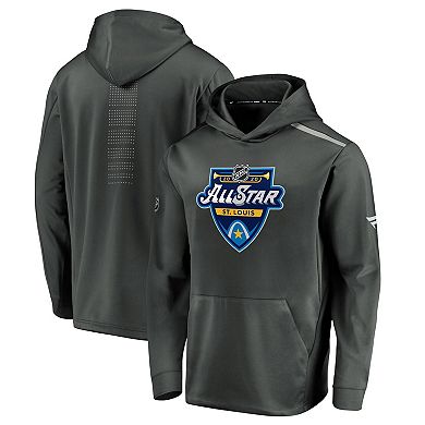 Men's Fanatics Charcoal 2020 NHL All-Star Game Rinkside Pullover Hoodie