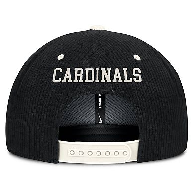 Men's Nike Black St. Louis Cardinals Pro Corduroy Structured Snapback Hat