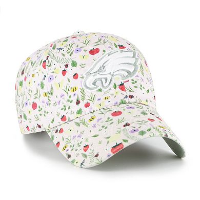 Women's '47 Light Pink Philadelphia Eagles Posey Clean Up Adjustable Hat