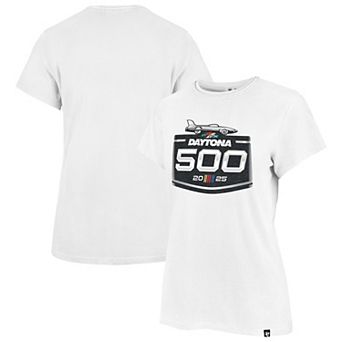 Women's '47 White Daytona International Speedway Daytona 500 Franklin T-Shirt