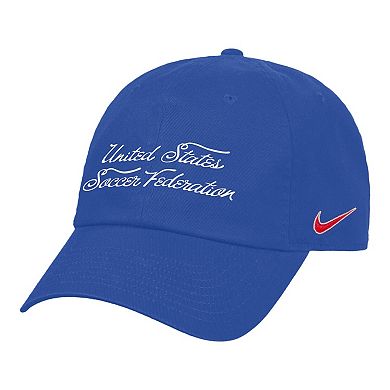 Unisex Nike Royal USMNT Club Adjustable Hat