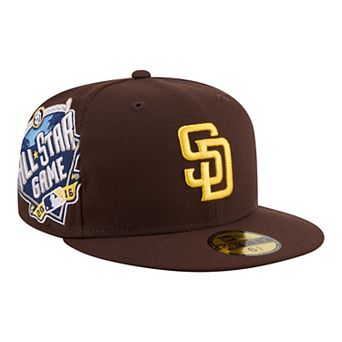 Men's New Era Brown San Diego Padres Hidden Hit 59FIFTY Fitted Hat