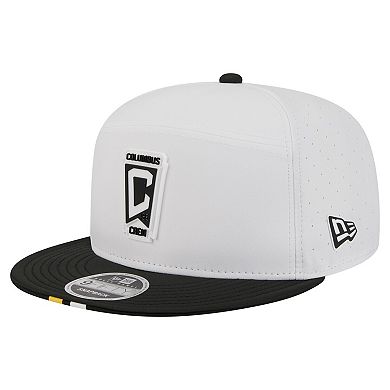 Men's New Era Black Columbus Crew 2026 MLS Kick Off 9FIFTY Snapback Hat