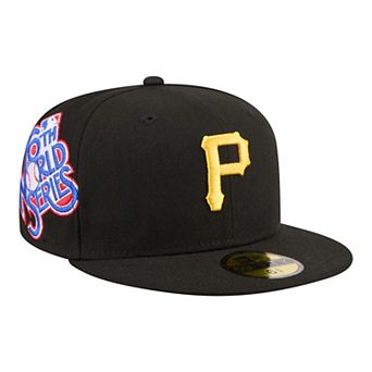 Men's New Era Black Pittsburgh Pirates Hidden Hit 59FIFTY Fitted Hat