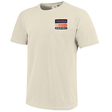 Men's Cream Virginia Cavaliers Basketball Staredown Comfort Colors