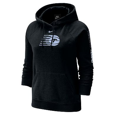 Women's Nike Black Toronto Tempo Varsity Fleece Tri-Blend Pullover Hoodie
