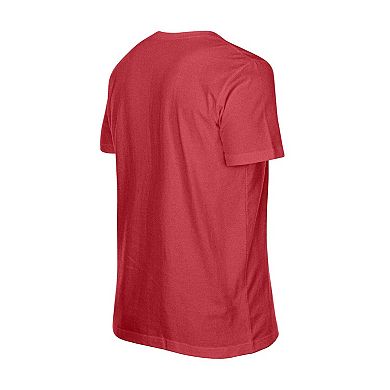 Men's New Era Red Arizona Diamondbacks Oversized Throwback Distressed T-Shirt