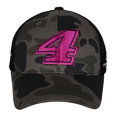Women's Stewart-Haas Racing Team Collection Camo Josh Berry Adjustable Hat