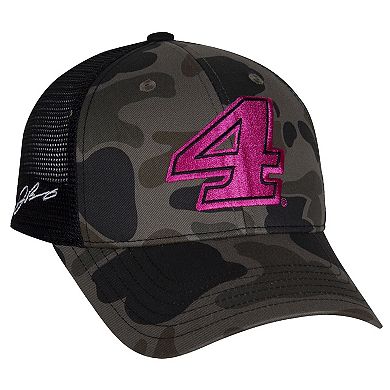 Women's Stewart-Haas Racing Team Collection Camo Josh Berry Adjustable Hat