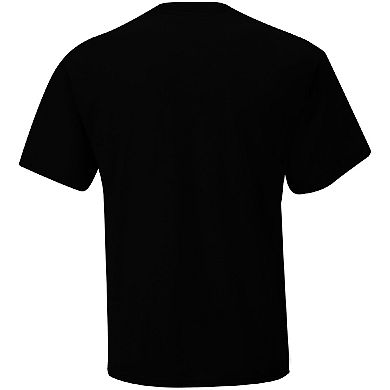 Men's Checkered Flag Black NASCAR YAAASCAR Pride T-Shirt