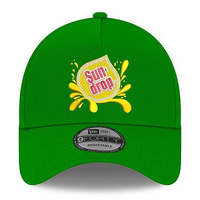 Men's New Era Green/White Dale Earnhardt Jr. Sun Drop 9FORTY Trucker Adjustable Hat