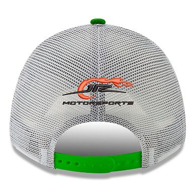 Men's New Era Green/White Dale Earnhardt Jr. Sun Drop 9FORTY Trucker Adjustable Hat